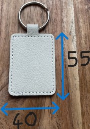 cuir blanc rectangulaire bis bis (Personnalisé)