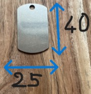 médaillon rectangulaire bis bis (Personnalisé)